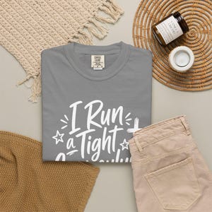 Homeschool Mom Shirt — I Run a Tight Curriculum Praise God Christian Mom Comfort Colors Tee image 12