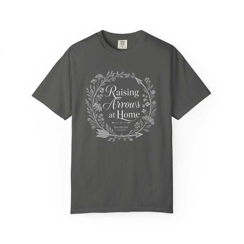 Raising Arrows at Home Shirt — Christian Mom Shirt Homeschool Mom Comfort Colors Tee Gift for Her image 12