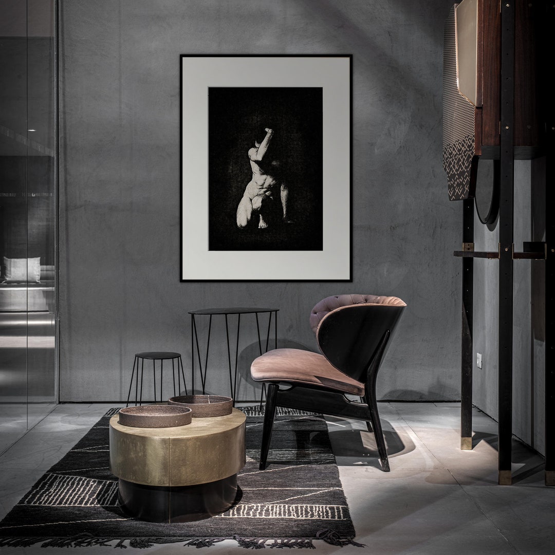 Male Erotica Art, Nude Print, Gay Artwork, Gay Art, Body Prints, Male Figure Art, Human Body Art