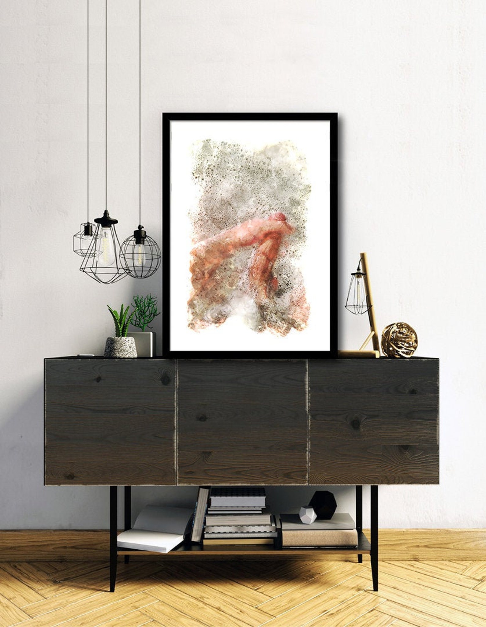 Sensual & Artistic Nude Print - esduf16