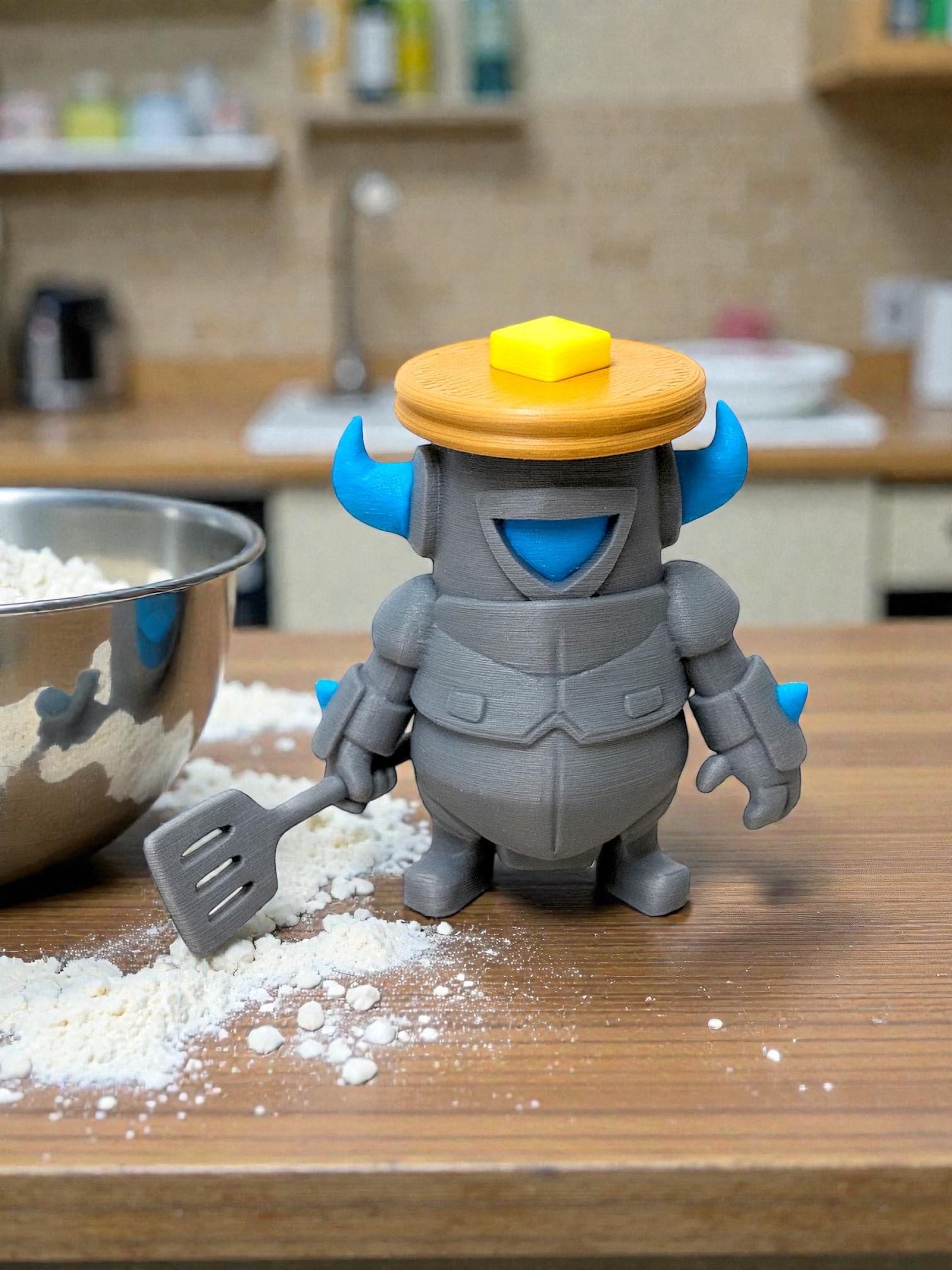 Mini PEKKA Figurine Pancake - Clash Royale 3D Printed Cute Toy for