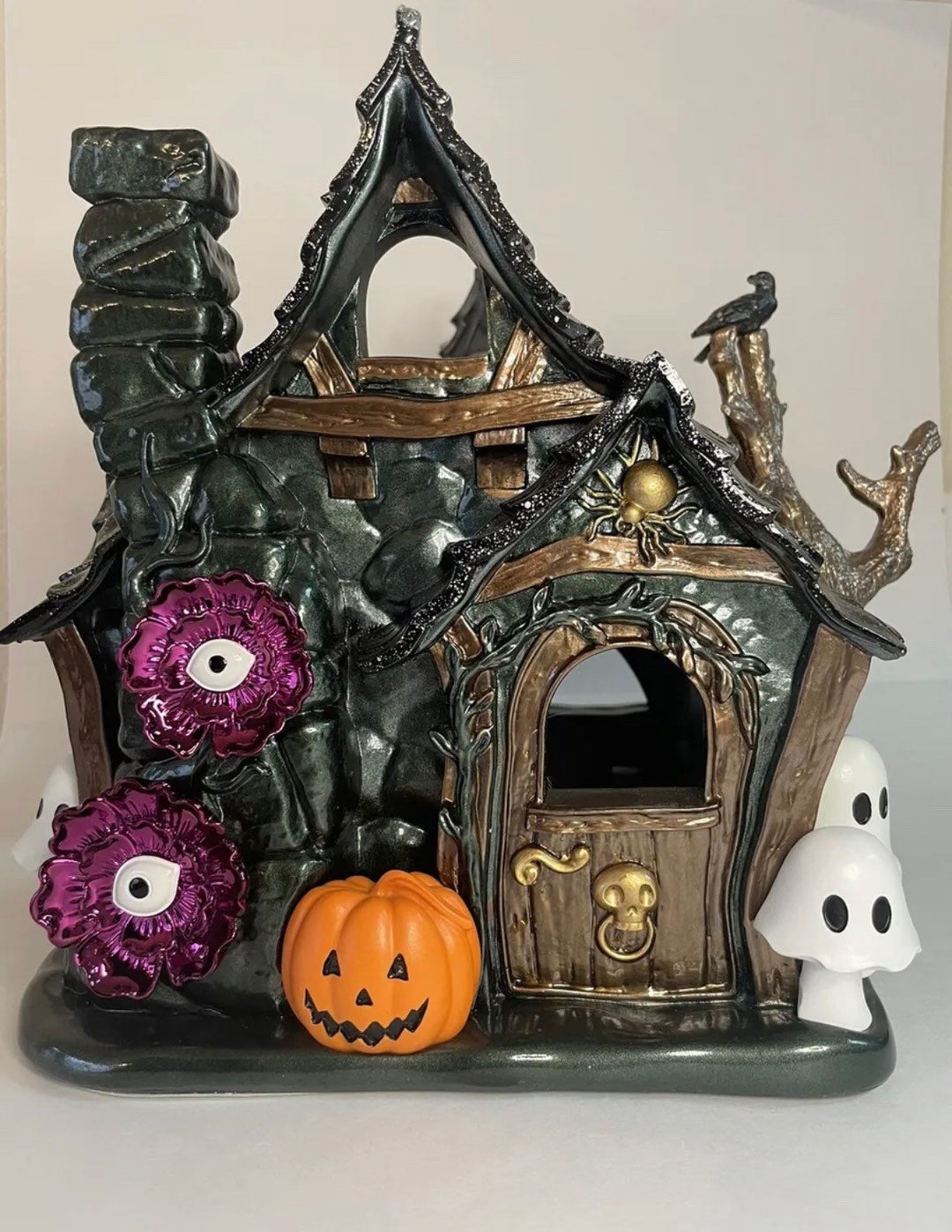 Large Spooky Haunted House Bath & Body Works RARE RETIRED Collectible