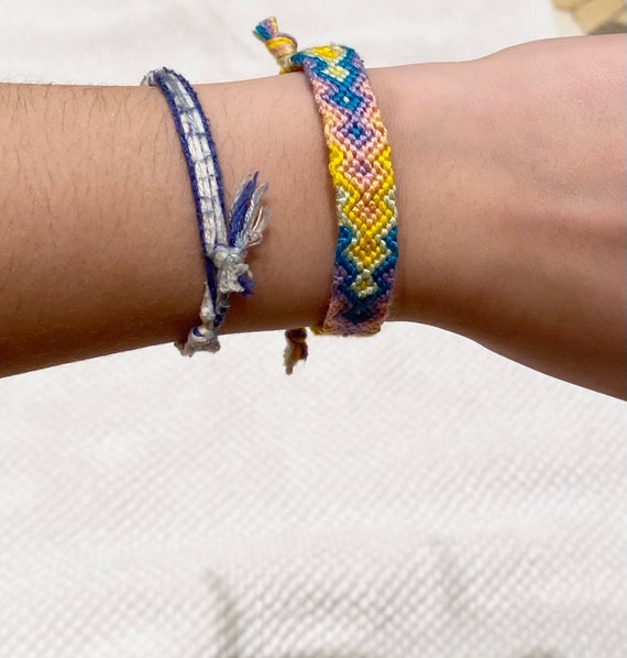 Bracelet, Handmade, colorful, custom, string, anklet, arrowhead