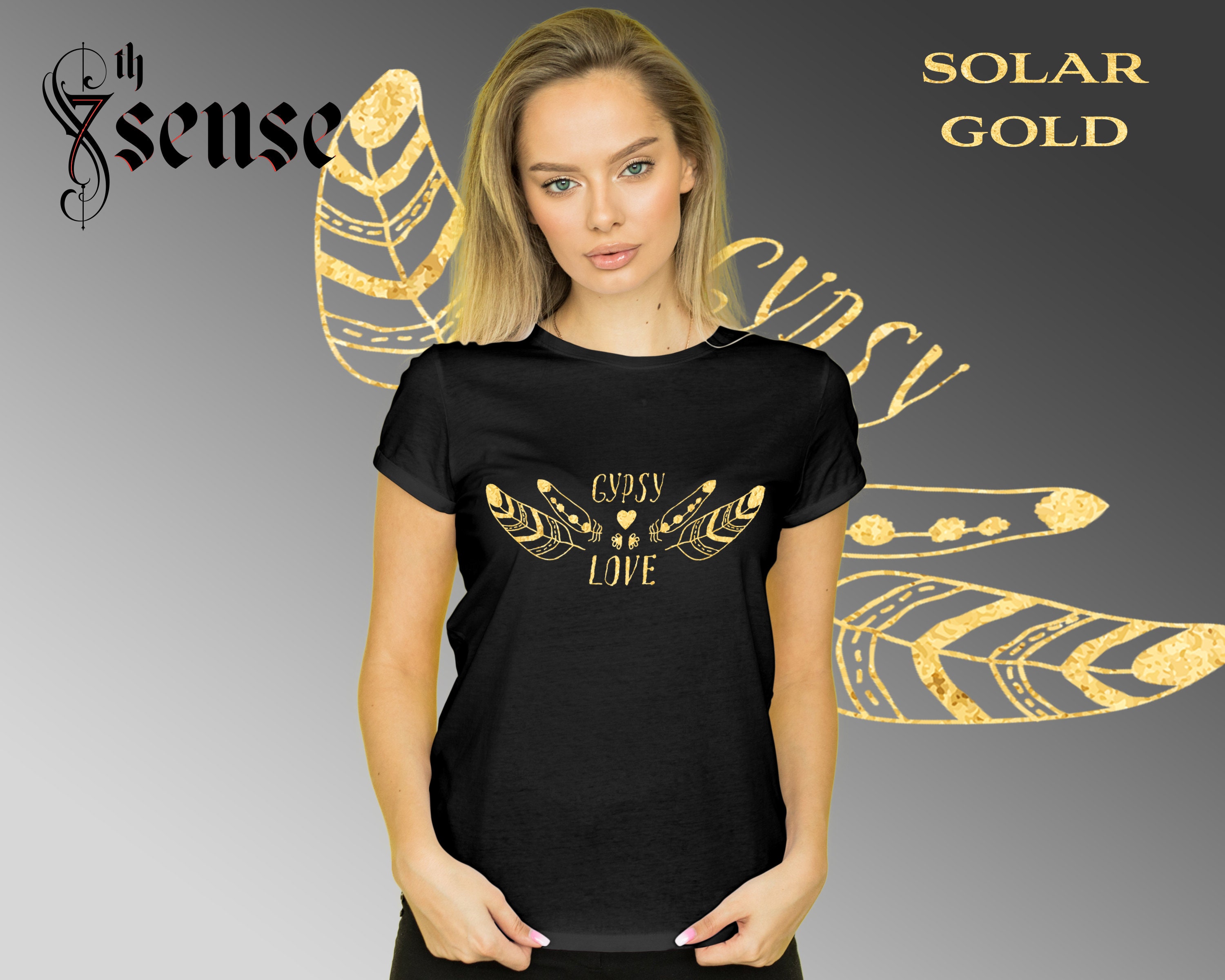 Women's tshirt Gypsy love Boho style tshirt Etsy