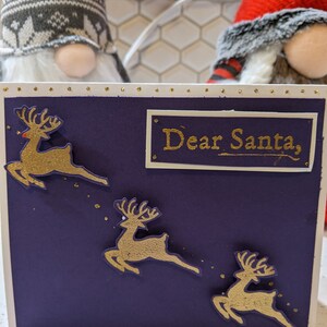 Biglietto di auguri di Natale per bambini - Caro Babbo Natale...