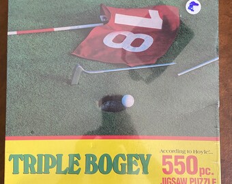 Vintage Triple Bogey Golf Jigsaw Puzzle