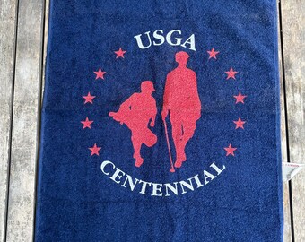 Vintage USGA Centennial Golf Towel