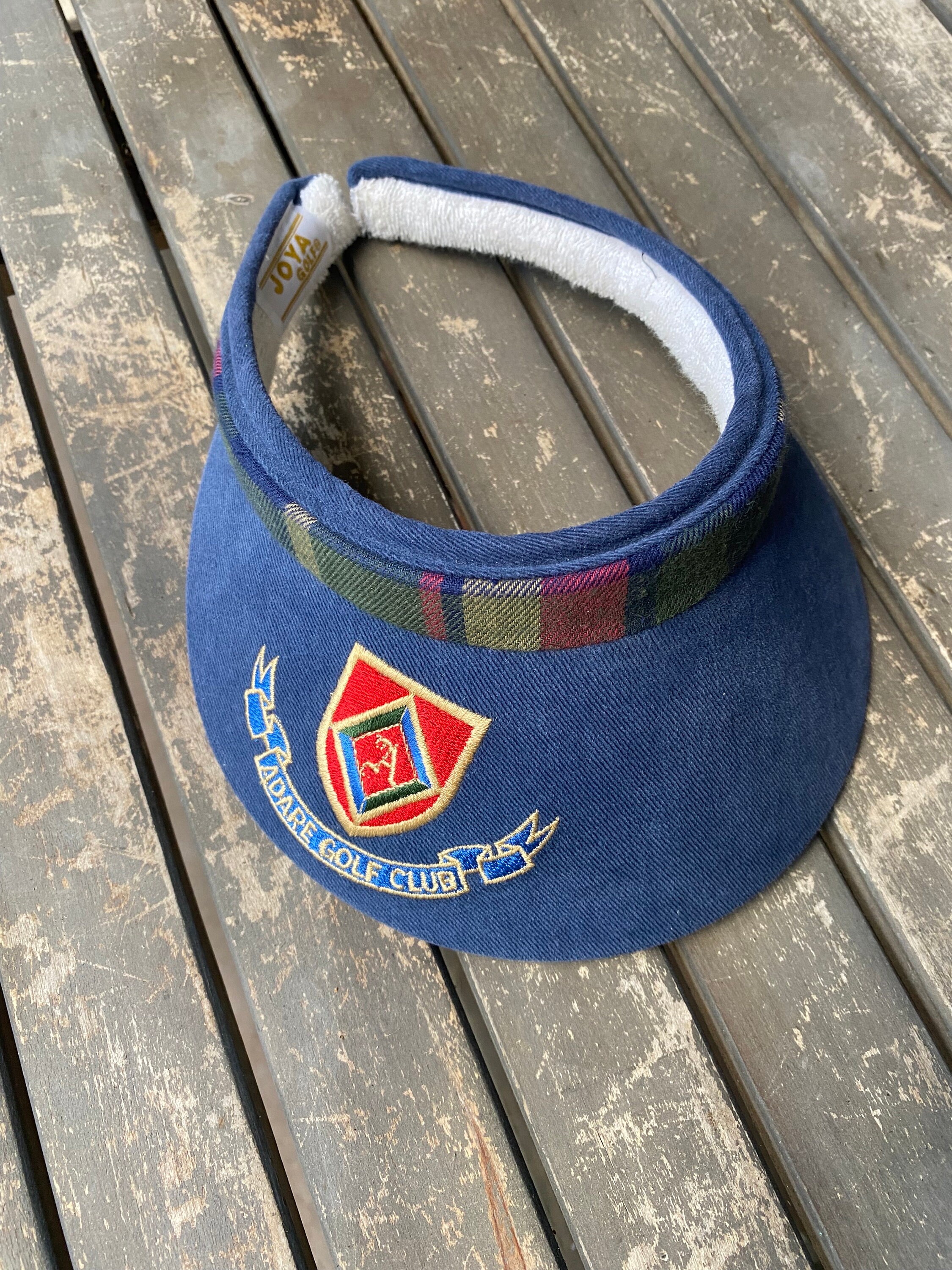 Vintage St John Sport Golf Ball and Tee Women\'s Golf Visor. Adjustable St. John x Malbon Logo Claire Visor – St. John Knits main image 4
