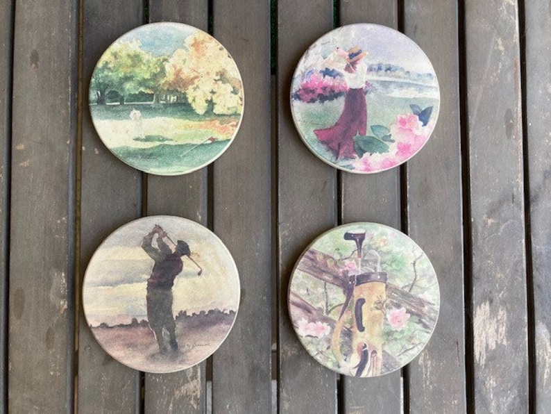 Fancy Golf Coasters - Thumbnail 3