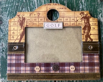 Classy Golf Themed Picture Frame