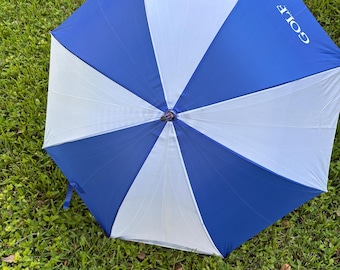 Vintage Golf Magazine Umbrella