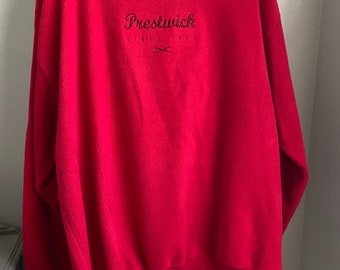 Vintage Prestwick Golf Club fleece top