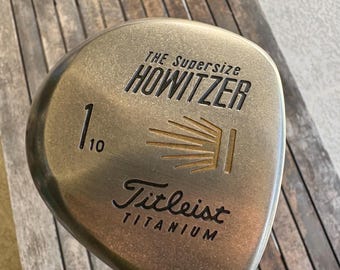 Titleist Vintage Howitzer Driver 10 Degree RH Regular Flex Adila Shaft with Cover