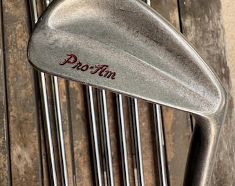 Titleist Acushnet Vintage Pro Am Irons RH Steel Shaft Golf Club Set 3-W