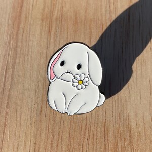 Flower Bunny Pin