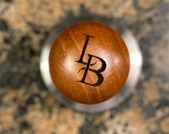 Customised Coffee Tamper Walnut