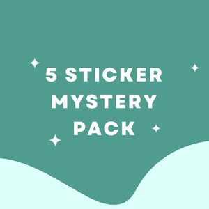 Mystery Sticker Pack: 5 Random Water Bottle Stickers