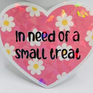 In need of a small treat holographic waterproof sticker for kindle cases, laptops, and water bottles