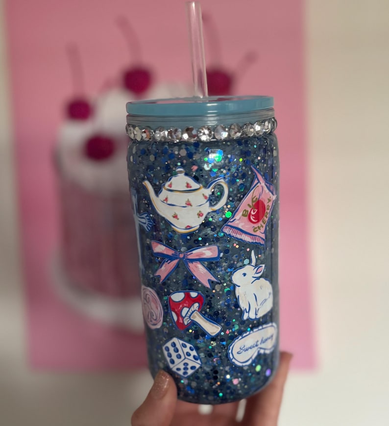 lilemandthings Snow Globe Tumbler - Thumbnail 4