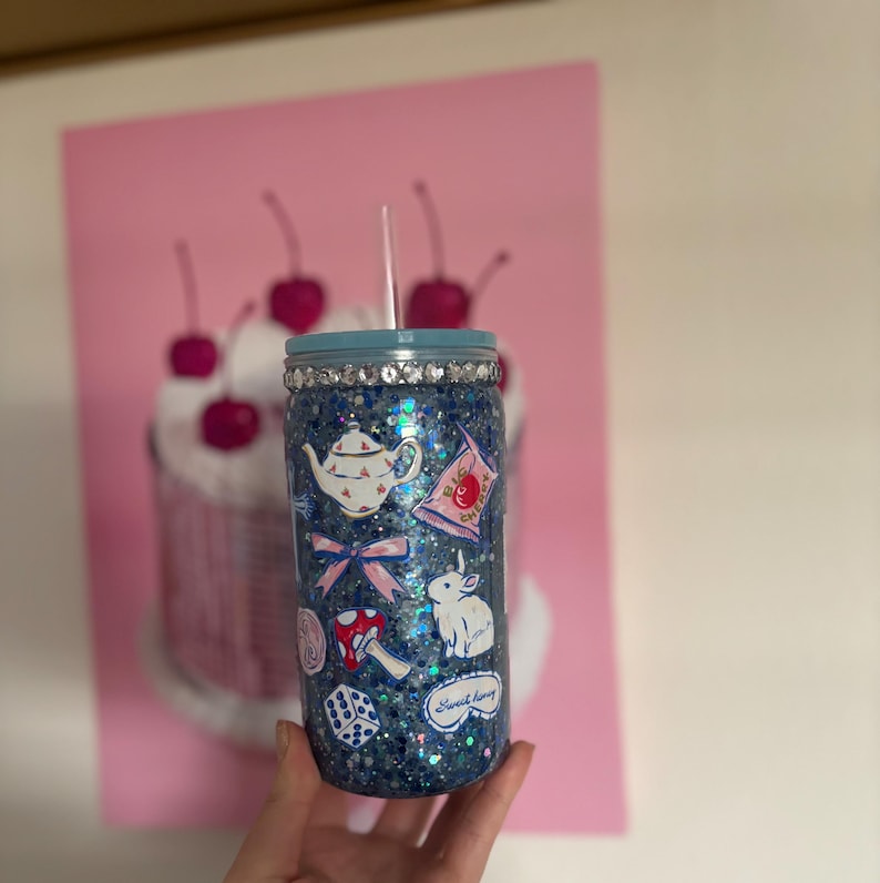 lilemandthings Snow Globe Tumbler - Thumbnail 3