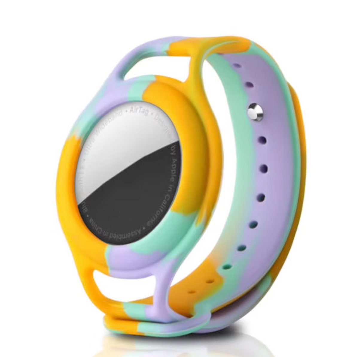 Airtag Bracelet Wristband For Kids MultiColored / Tiedye Etsy