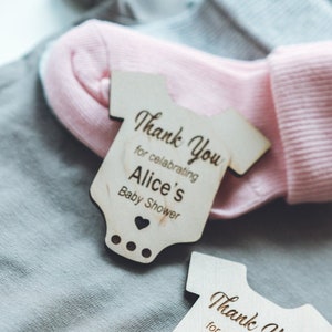 Baby Shower Favors, Baby Shower Magnet, Personalized Baby Shower Gifts For Guests, Baby Body Suit Magnets, Baby Shower Thank You Gifts