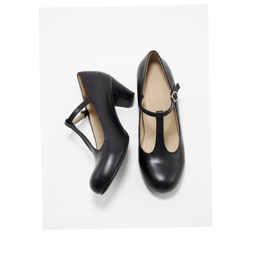 strappy mary jane heels