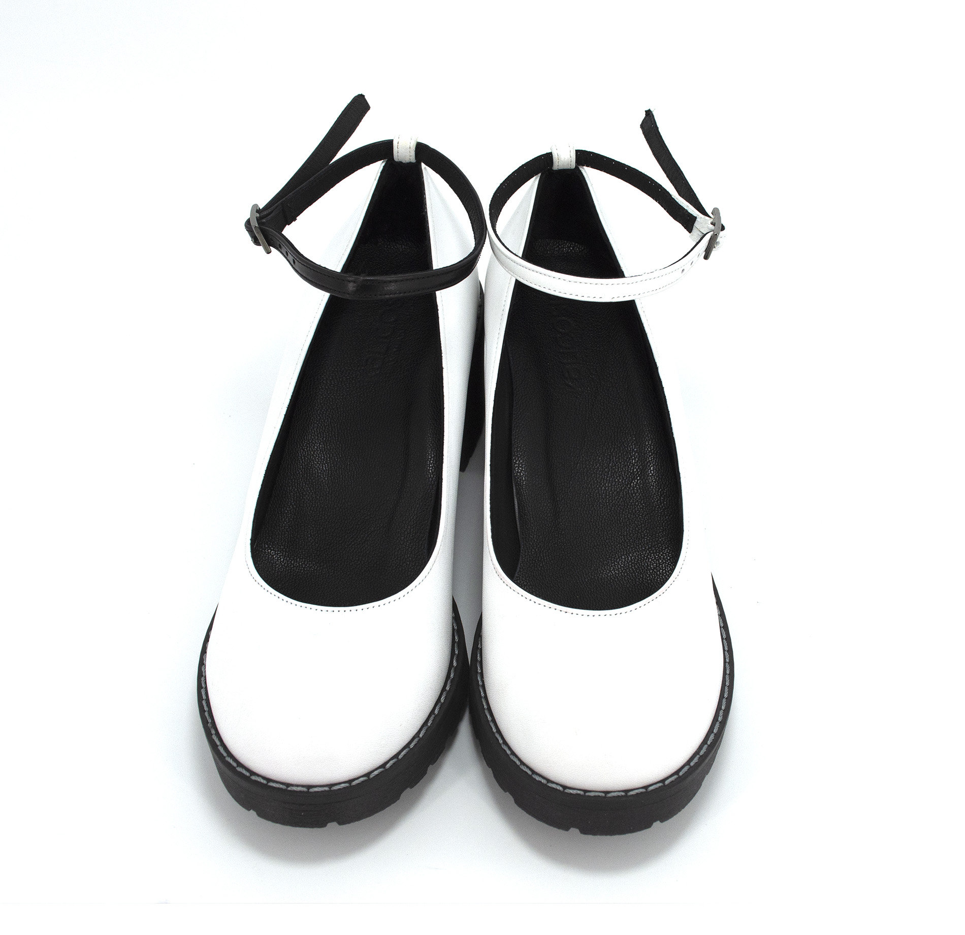 Chunky Mid Heel Platform Mary Jane Ankle Strap PumpsFor Free Etsy