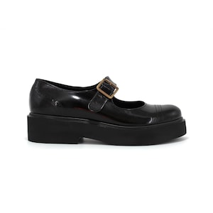 Black Patent Leather Mary Janes Shoes On Sale,Platform Mary Janes,Wide Strap Mary Janes,Custom Shoes,Womens Shoes,Goth shoes,Platform Shoes