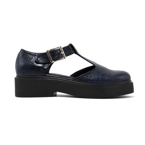 Patent Leather Mary Janes, Navy Blue Shoes,Vintage Shoes,Mary Janes Shoes Platform,Chunky Mary Janes,T strap Mary Janes,Leather Shoes