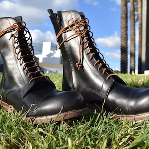 Boots,Mens Boots,Lace Up Boots,Mens High Boots,Leather Boots Men,Leather Sole,Handmade Boots,Combat Boots,Leather Boots
