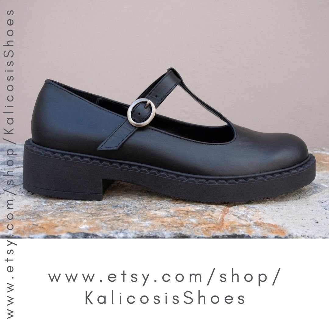 Women Shoes,t Strap Mary Janes Shoes Platform,leather Shoes