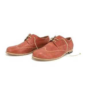 Women Saddle Shoes,Womens Oxford Shoes,Lace Up Shoes,Leather Sole,Handmade Brogues,Womens Derby Shoes,Red Leather Shoes,Custom Shoes