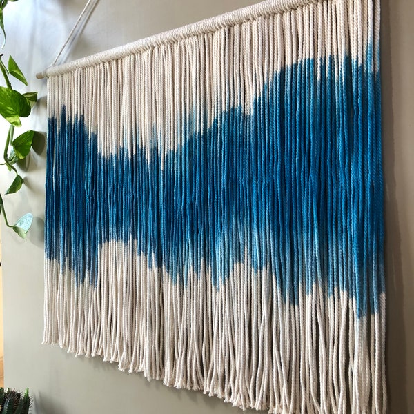 Macrame Wall Hanging - Macrame Dip Dye- Bohemian Decoration - Woven Wall Hanging -  Dip dye wall hanging -Housewarming Gift- İnterior Decor