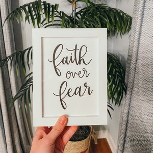 Faith Over Fear Print 5x7