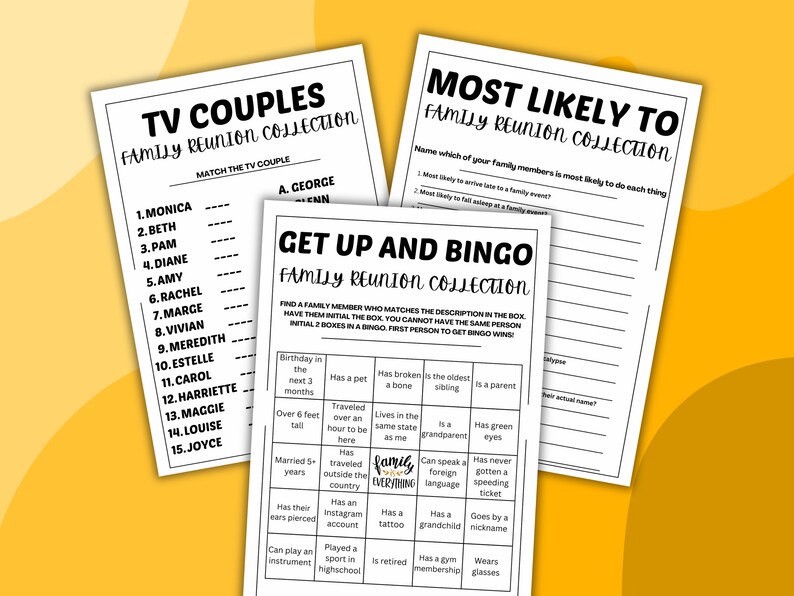 Family Reunion Printable Games Family Reunion Games Family Printable ...