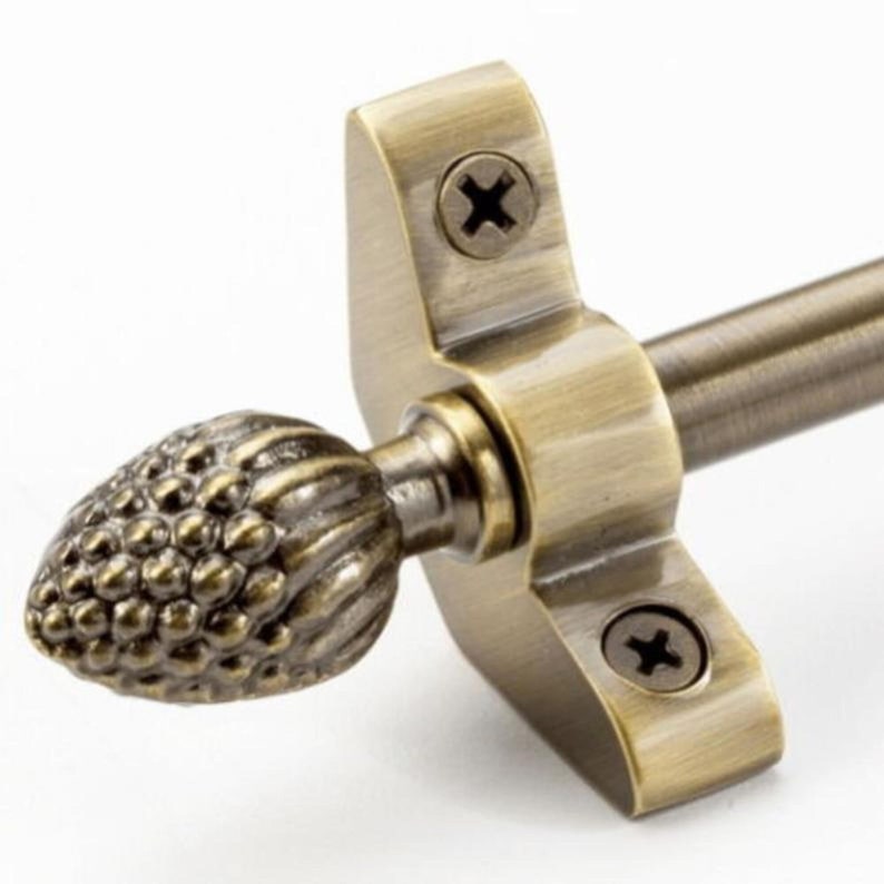 1 x Stair Rods 3/8 x 28.5 Antique Brass Stair Etsy