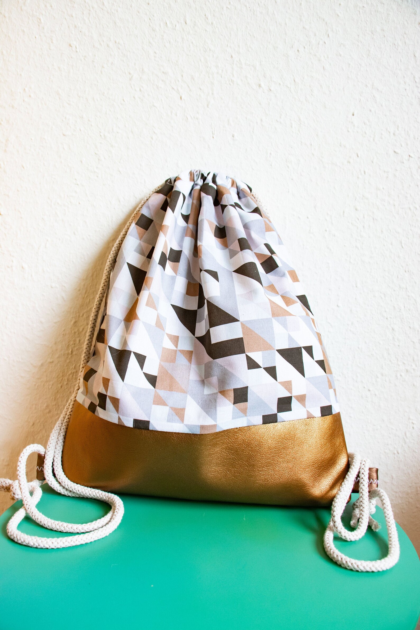 Retro Gym Bag Grey Sports Bag Backpack Etsy