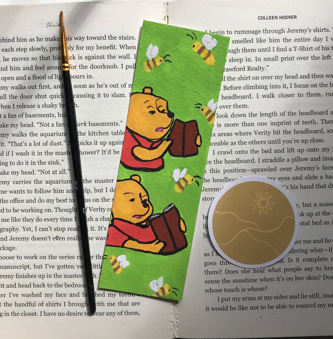 Winnie the Pooh Inspired Bookmark - Etsy