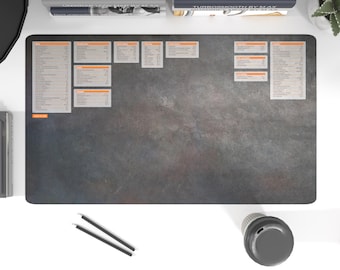 XXL Desk Mat For Programmers - IntelliJ IDEA Keyboard Shortcuts - Debug Desert