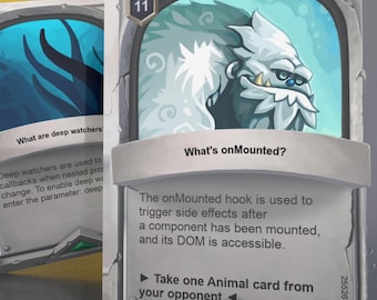 Gift For A Programmer: Vue.js Interview Question  Card Game - Play With Friends And Learn