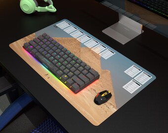 XXL Arabic Desk Mat – 100 Essential Arabic Words & Phrases for Easy Learning | Perfect for Language Lovers