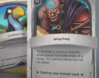 Gift For A Programmer: C#  Card Game - Play With Friends And Learn