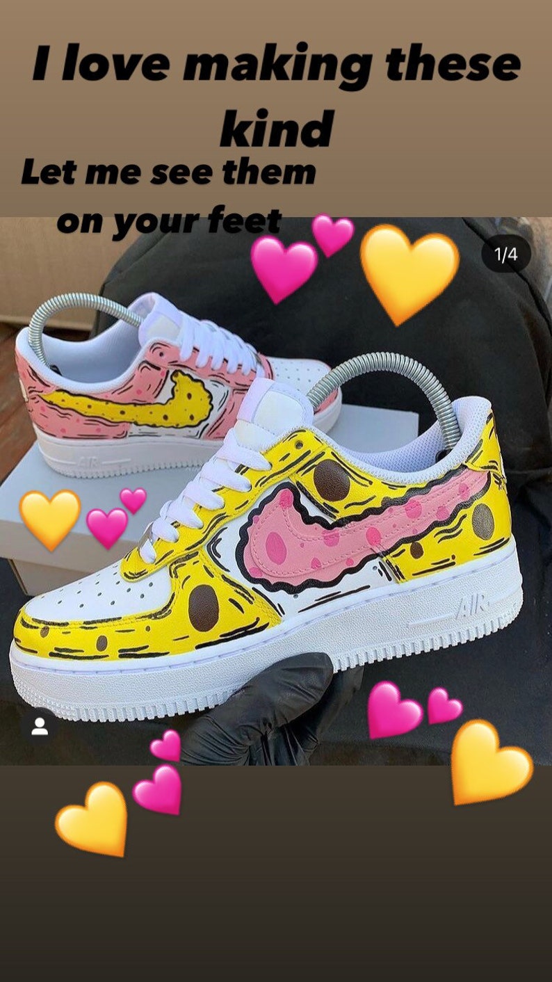 spongebob and patrick air force 1