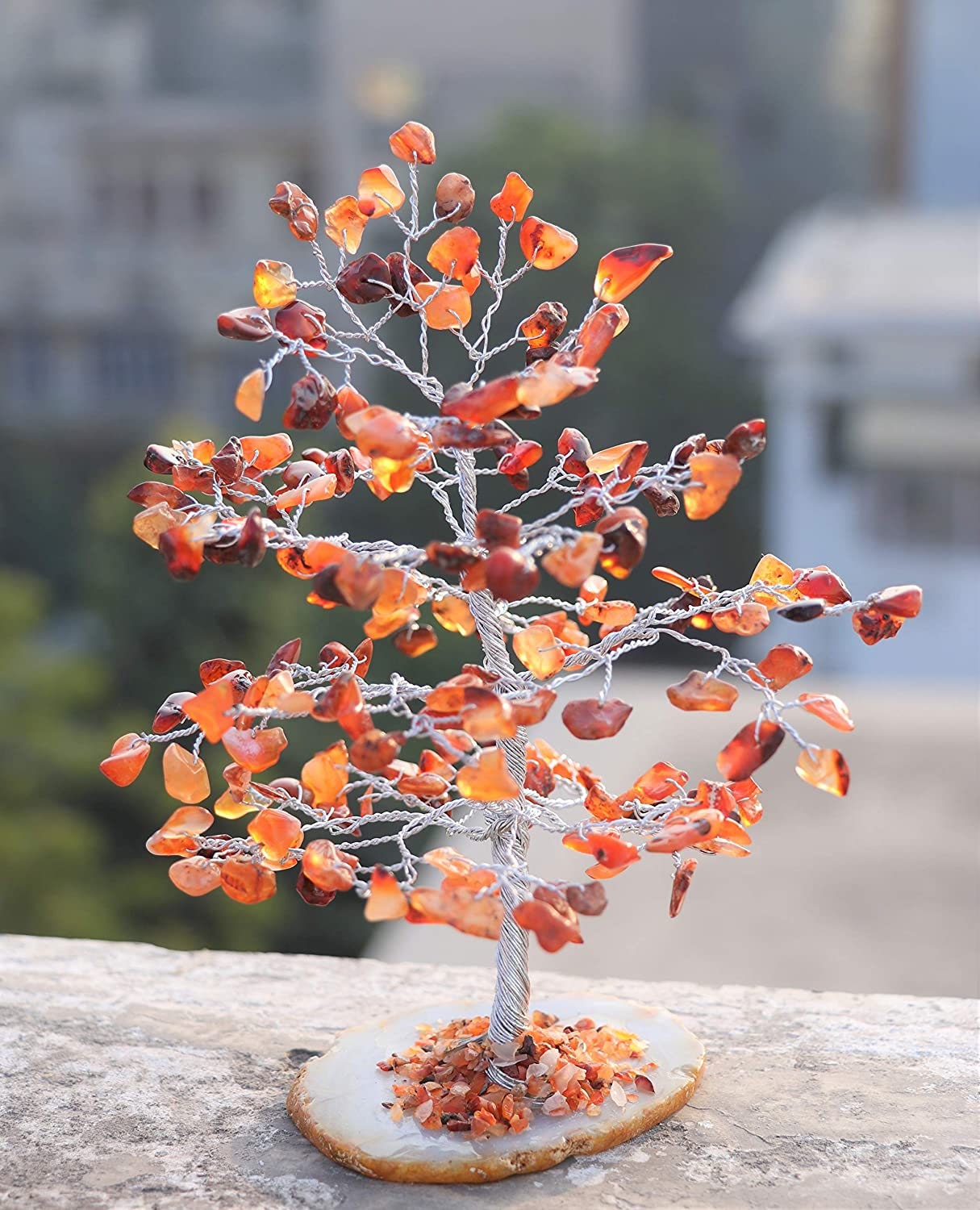  Carnelian Chakra Tree of Life - Crystal Tree for