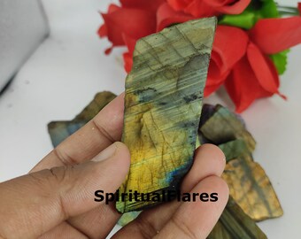 Natural Labradorite Slab You Pick (Display Specimen, High Flash, Rough Labradorite, Labradorite Slice)