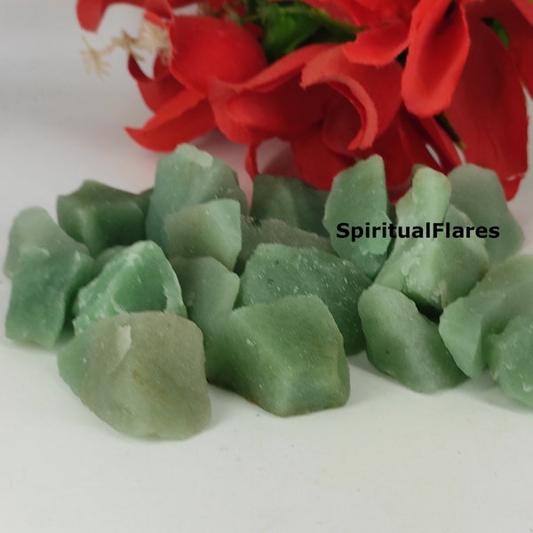 Green Aventurine Rough Natural Stones - Choose How Many Pieces - Premium Quality 'A' Grade Gemstones