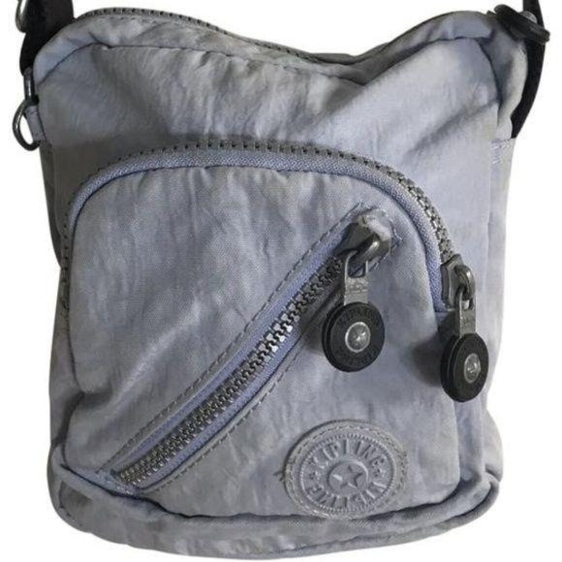 Kipling Silver Nylon Small Crossbody Bag Etsy
