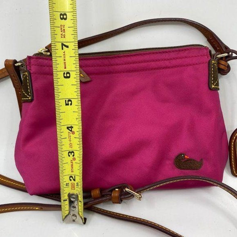 Dooney /& Bourke Pink Fabric Crossbody Bag