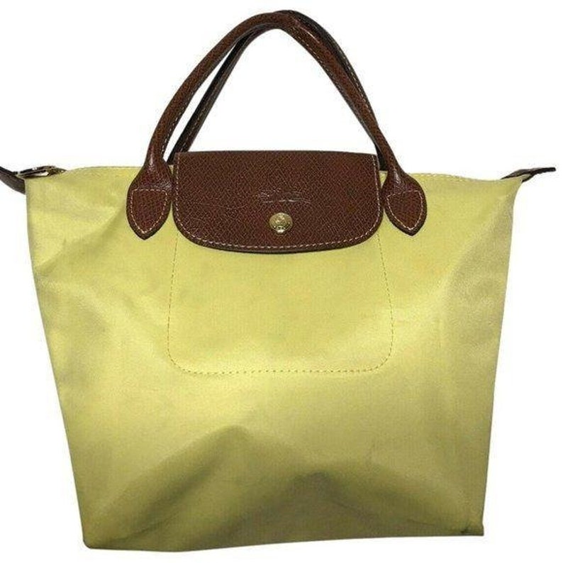 longchamp le pliage yellow